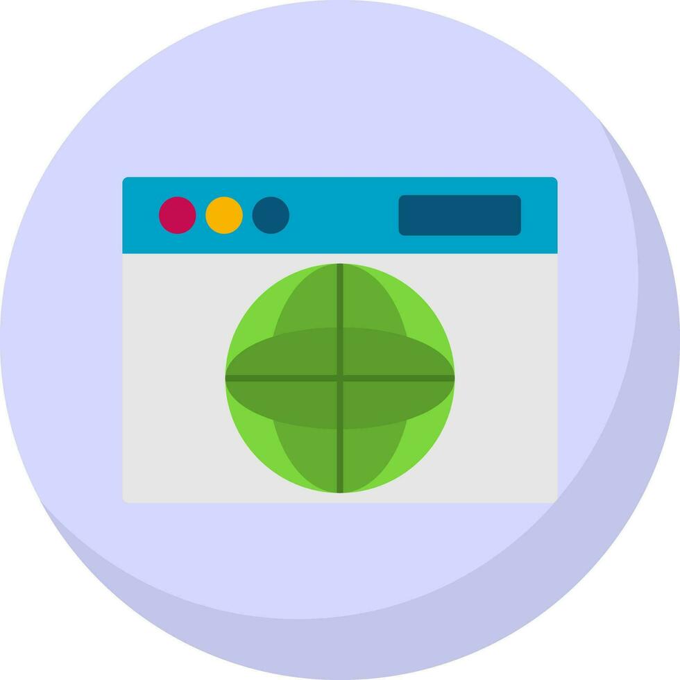 Web browser Vector Icon Design