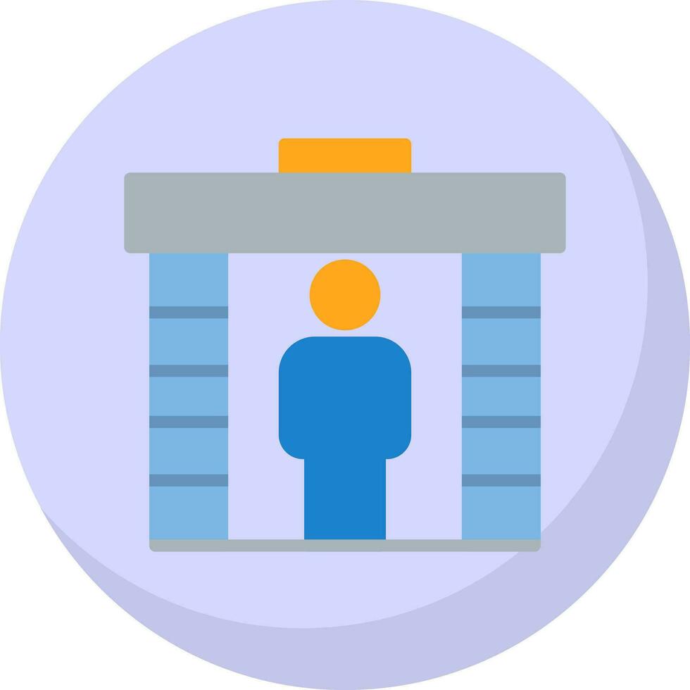 Metal detector Vector Icon Design