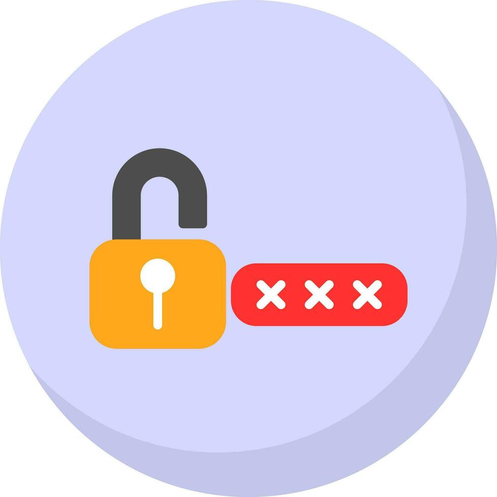 Password Vector Icon Design