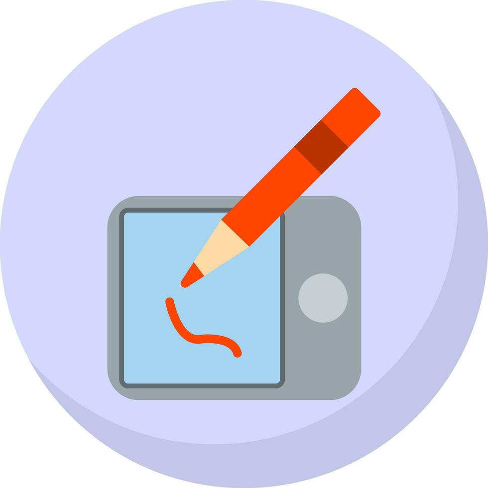 Drawing tablet Vector Icon Design