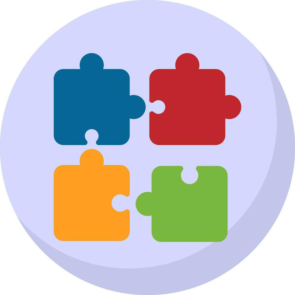 Puzzle Vector Icon Design