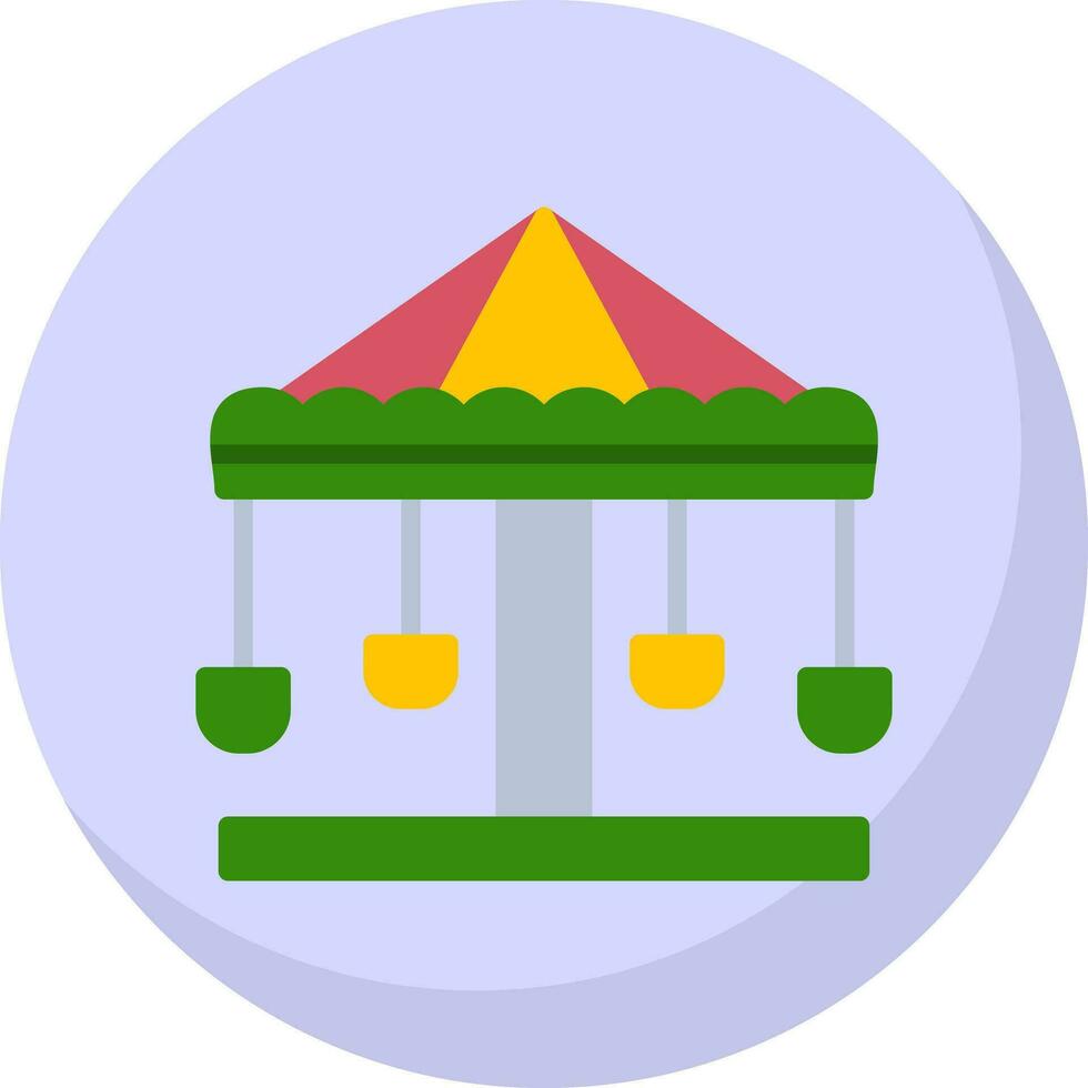 Merry go round Vector Icon Design