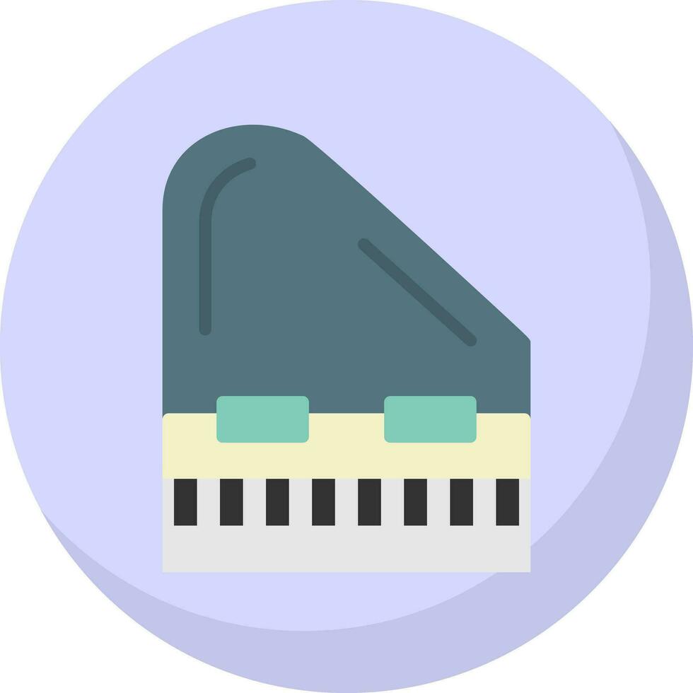 diseño de icono de vector de piano