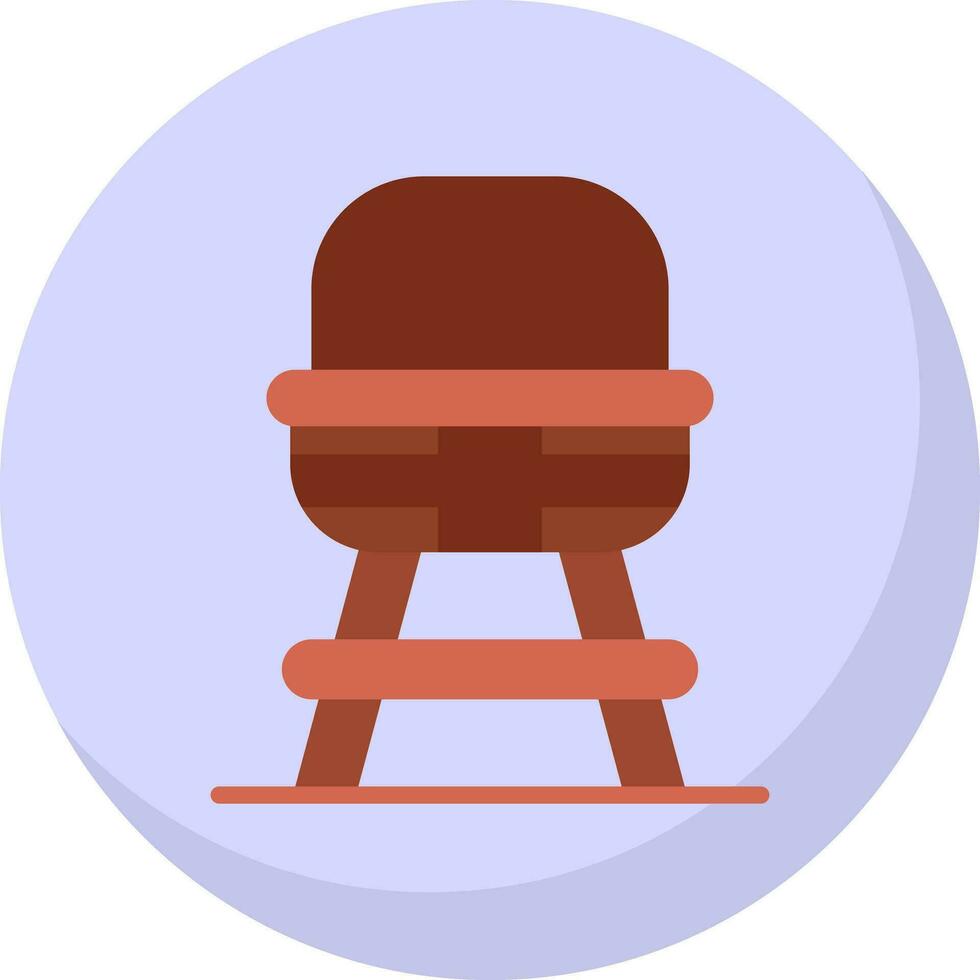 bebé silla vector icono diseño
