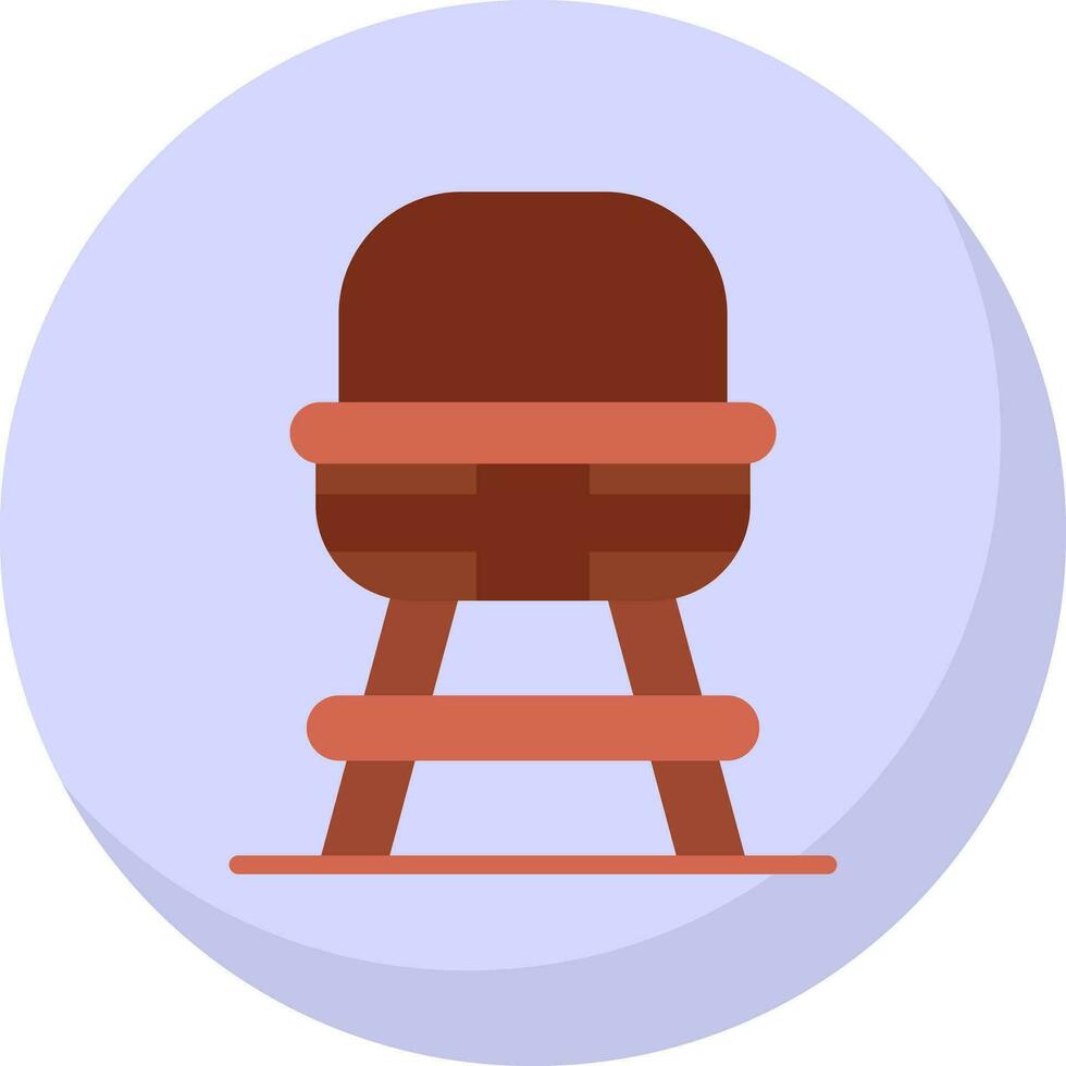 Baby chair Vector Icon Design