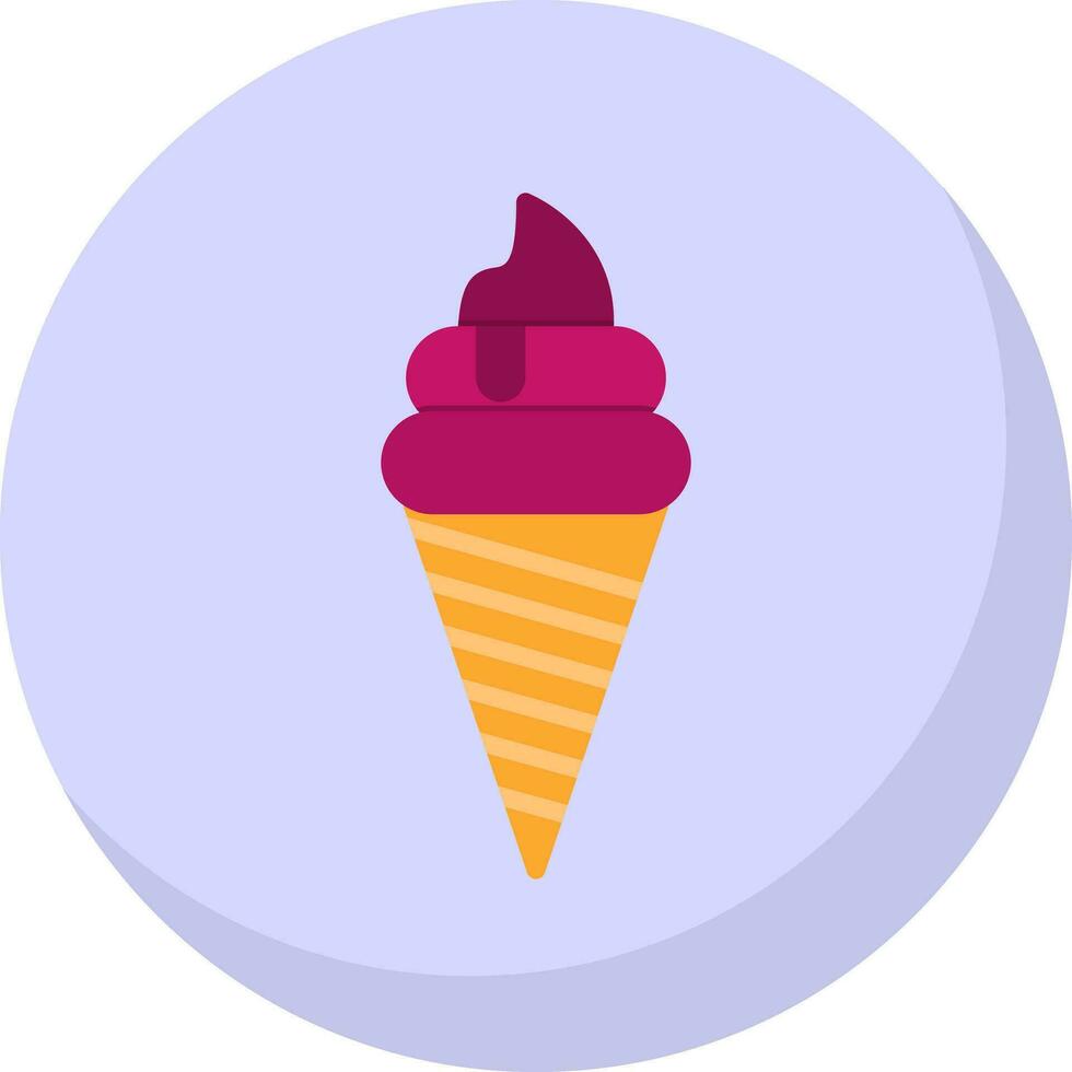 diseño de icono de vector de helado