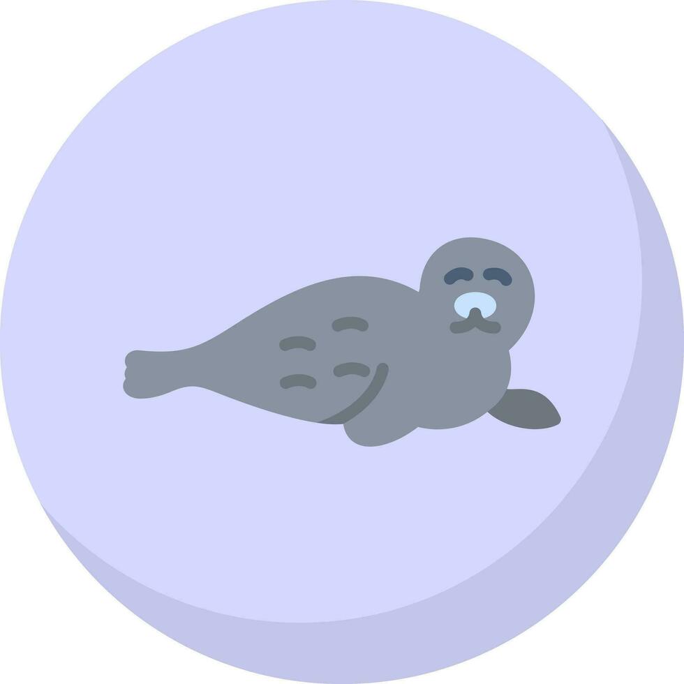 Seal Vector Icon Design