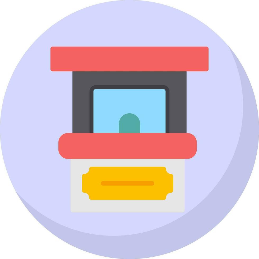 Ticket office Vector Icon Design