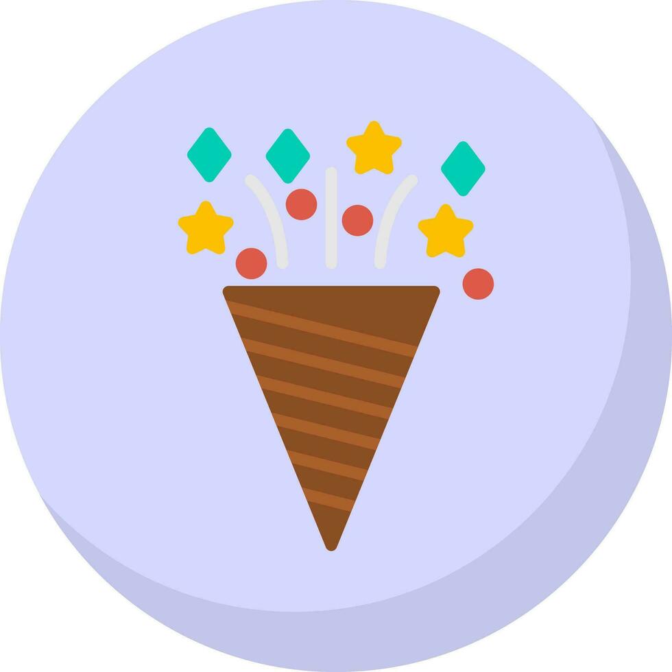 Confetti Vector Icon Design