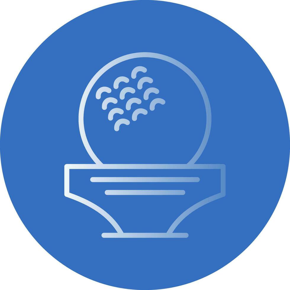 Golf ball Vector Icon Design