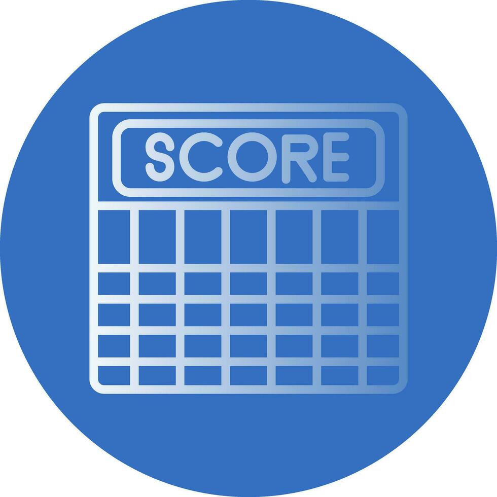 Score Vector Icon Design