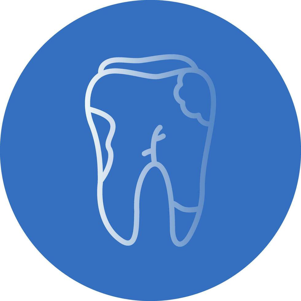 Caries Vector Icon Design