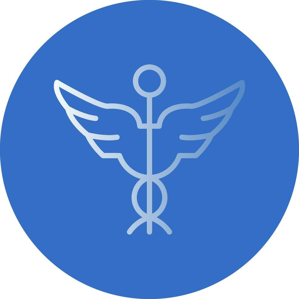 Caduceus Vector Icon Design