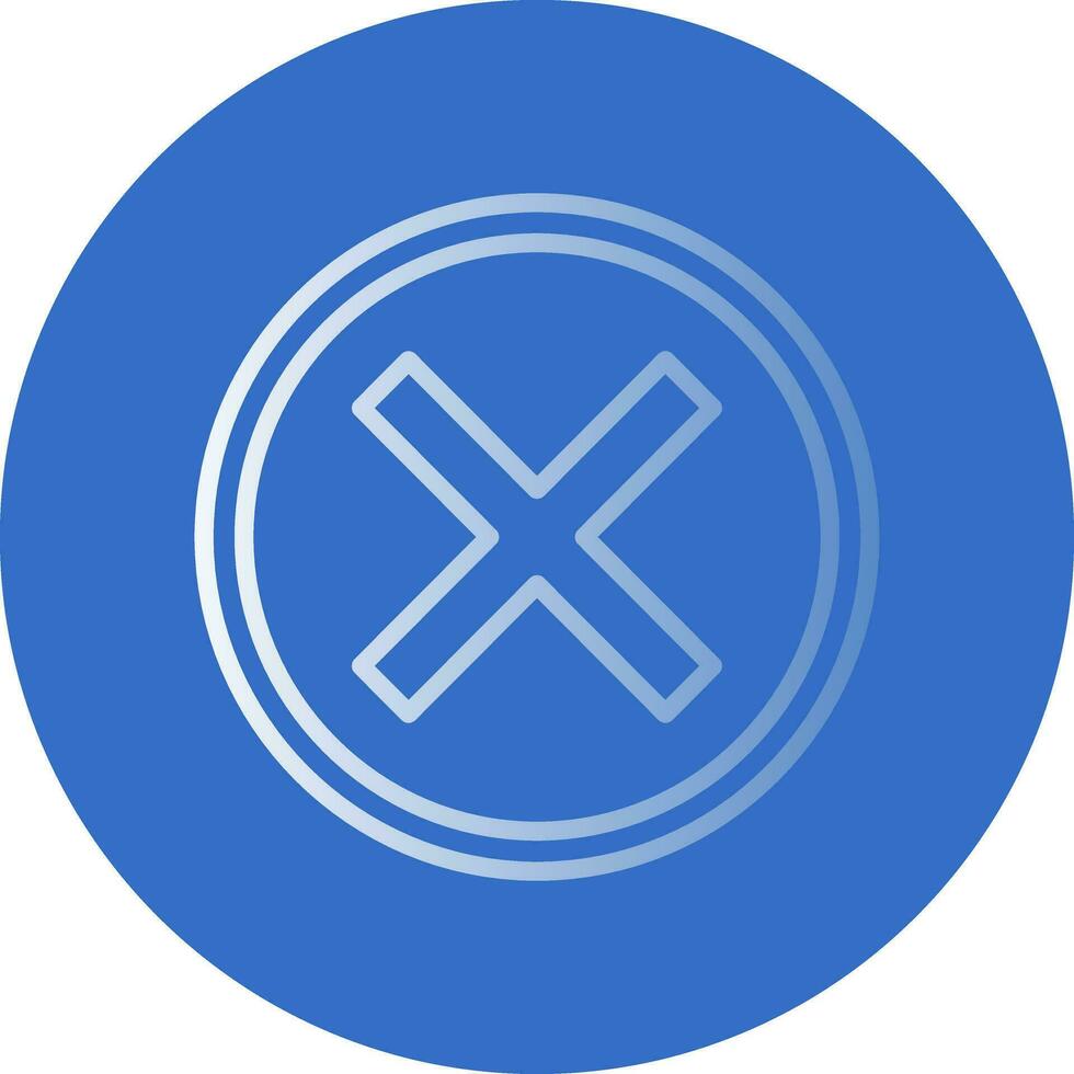 Cross Vector Icon Design