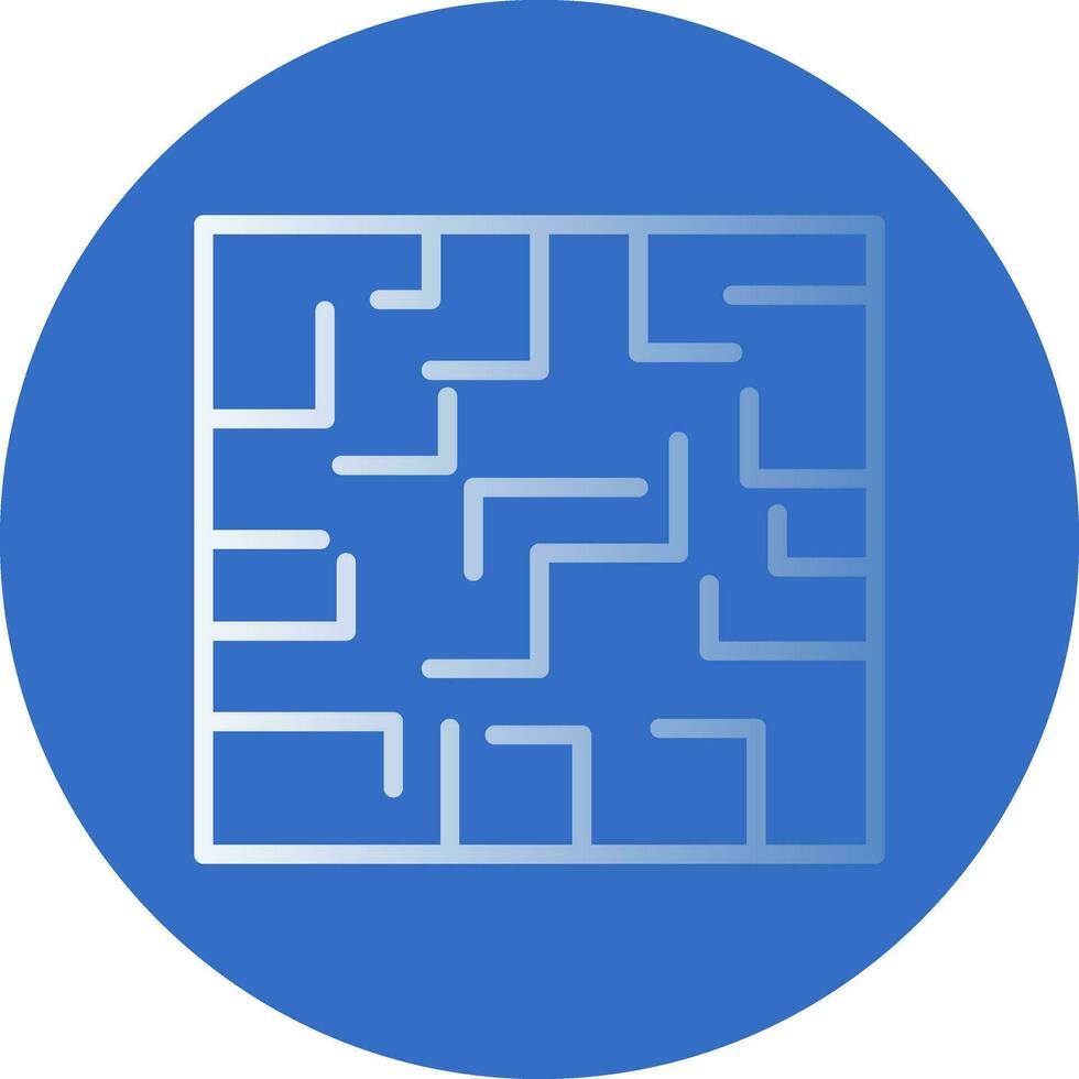 Labyrinth Vector Icon Design