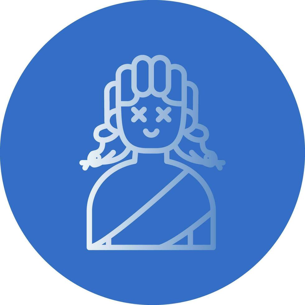 Medusa Vector Icon Design