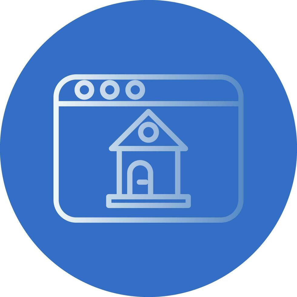 Home page Vector Icon Design