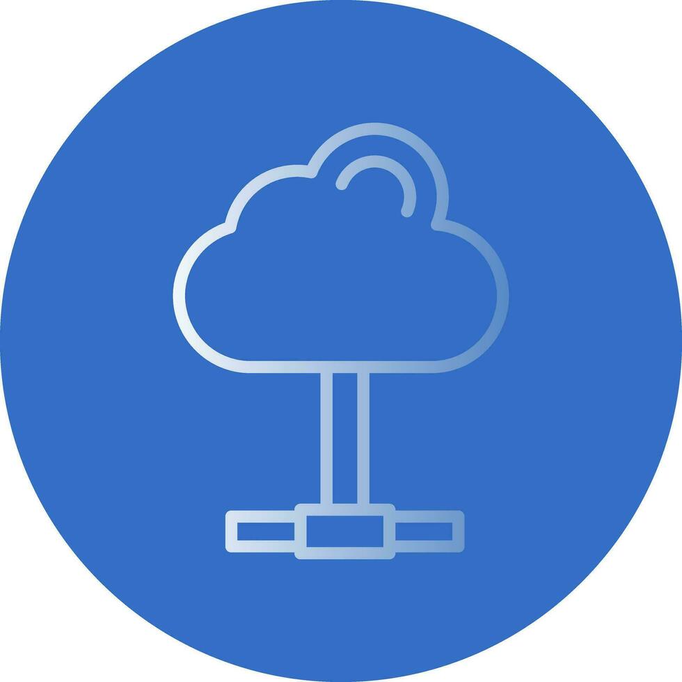 Cloud computing Vector Icon Design