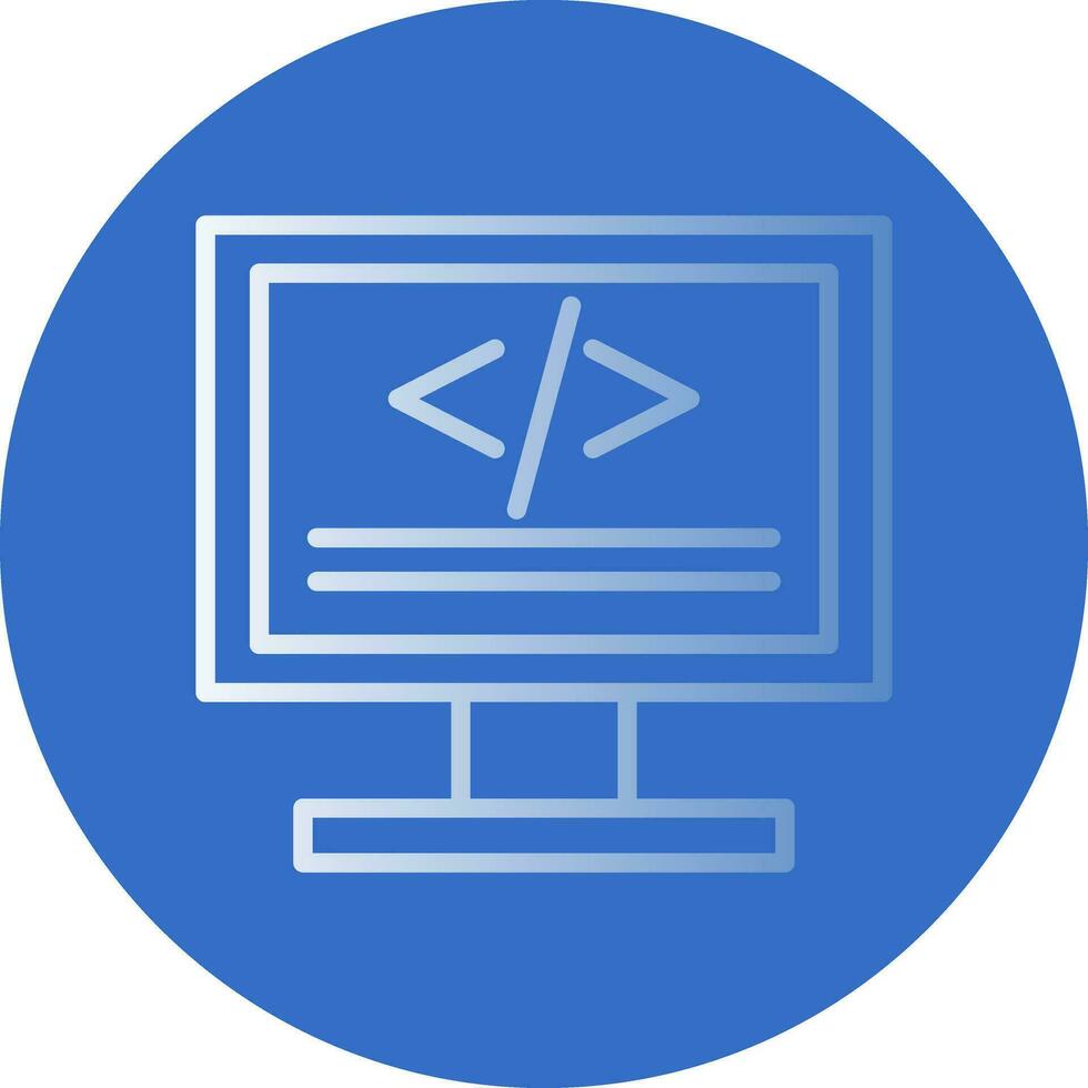 codificación vector icono diseño