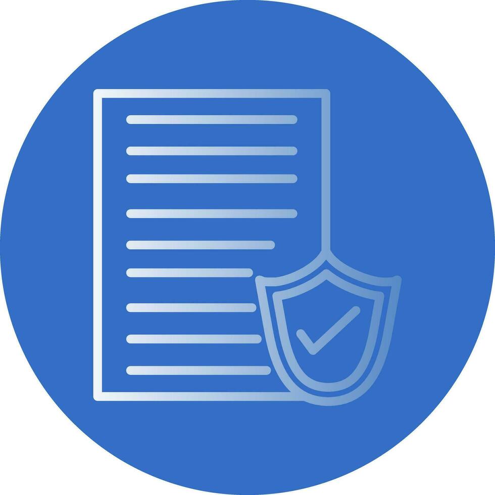 File protection Vector Icon Design