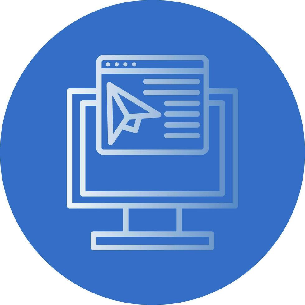 Landing page Vector Icon Design