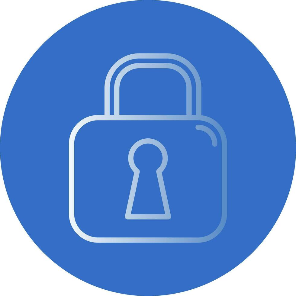 Locked Vector Icon Design