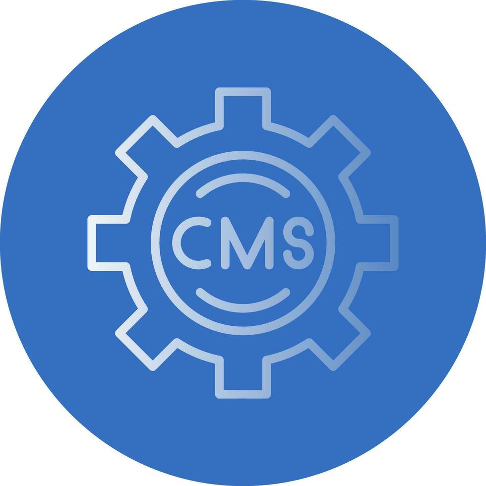 cms vector icono diseño