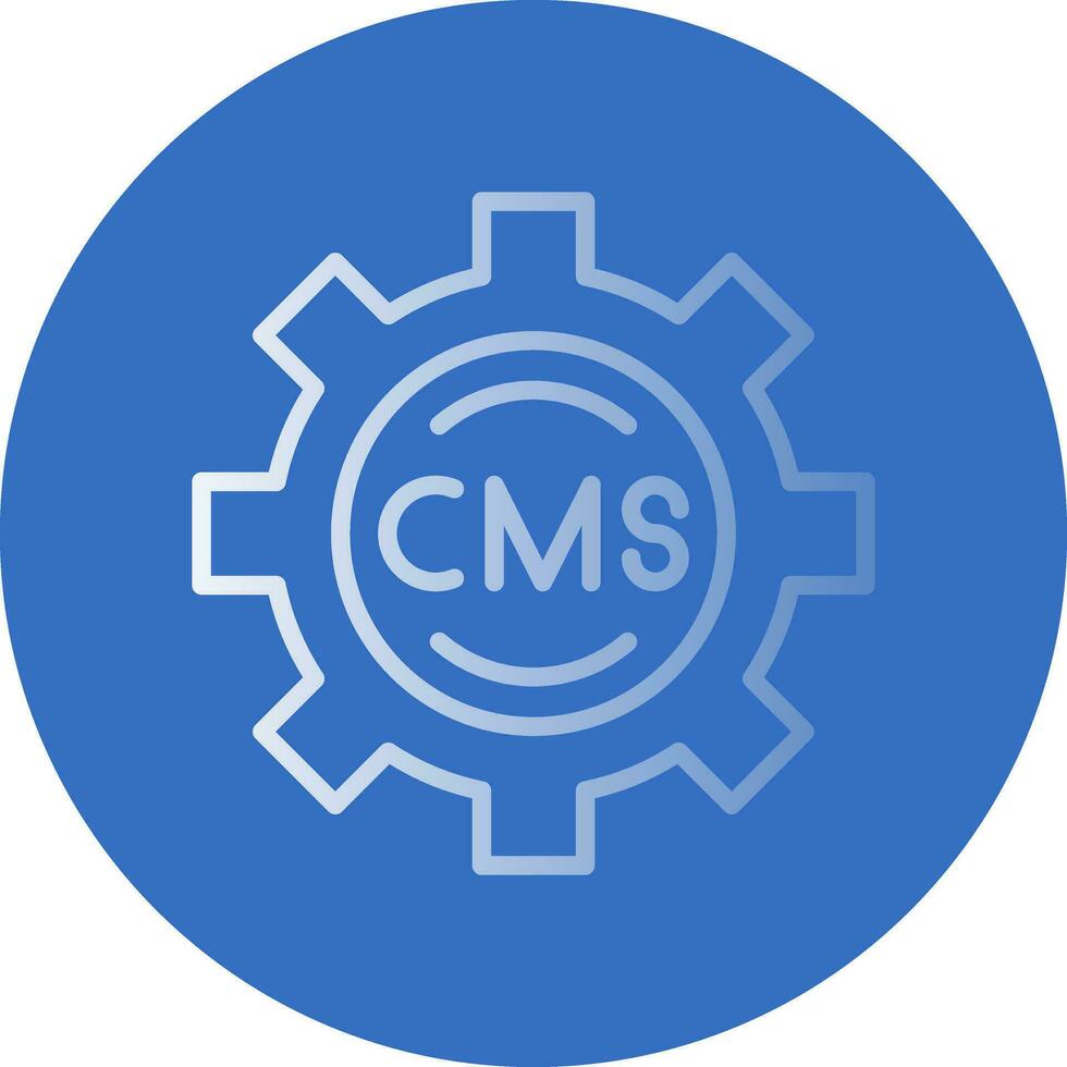 CMS Vector Icon Design
