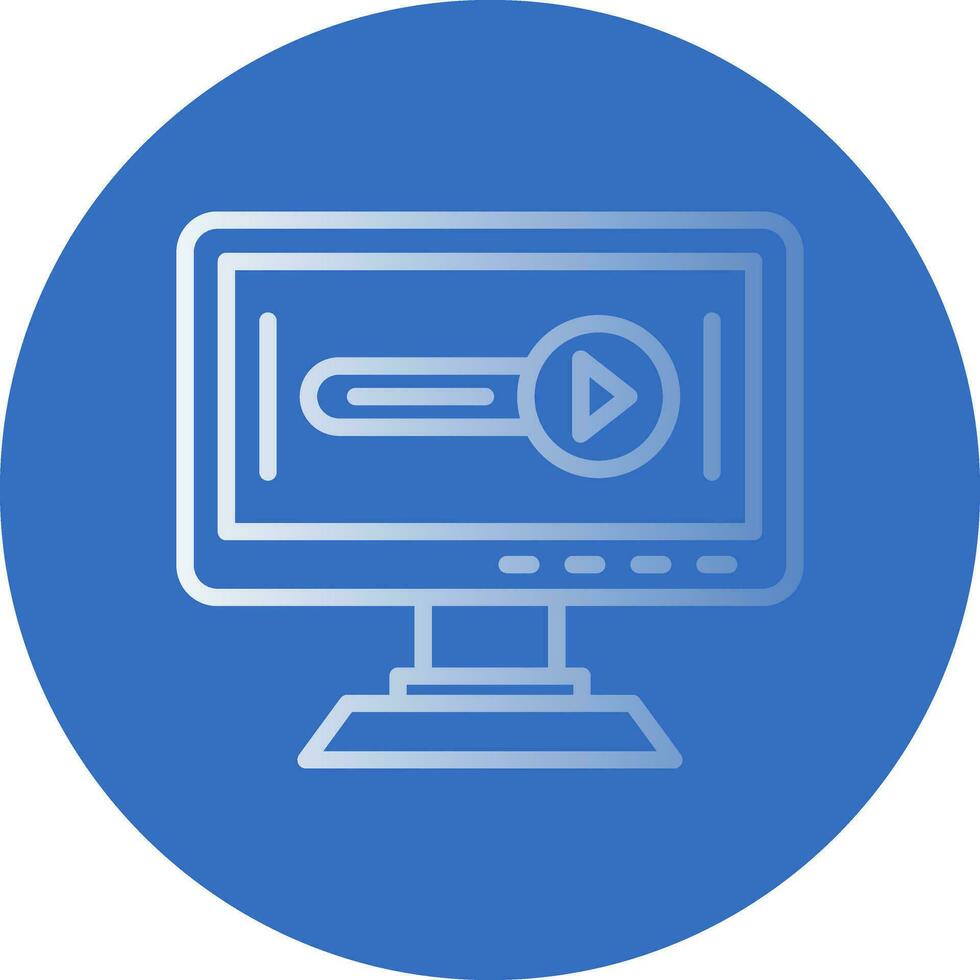Live stream Vector Icon Design