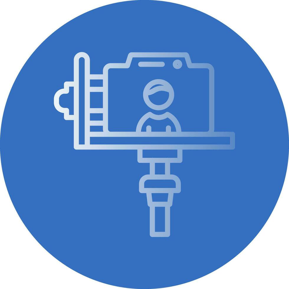 Vlogger Vector Icon Design
