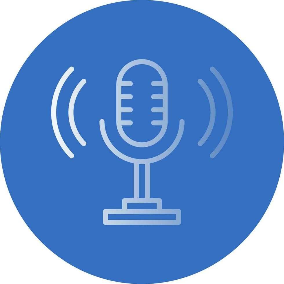 Podcast Vector Icon Design
