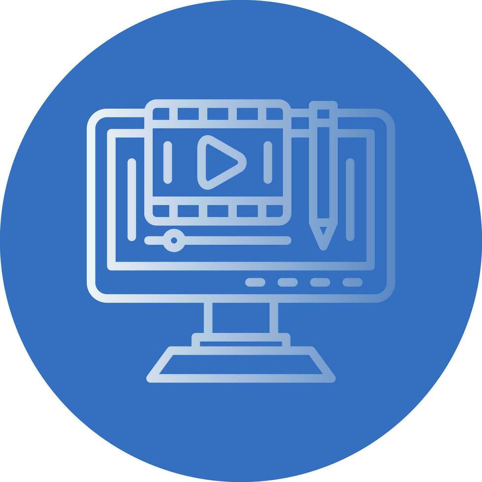 Edit video Vector Icon Design