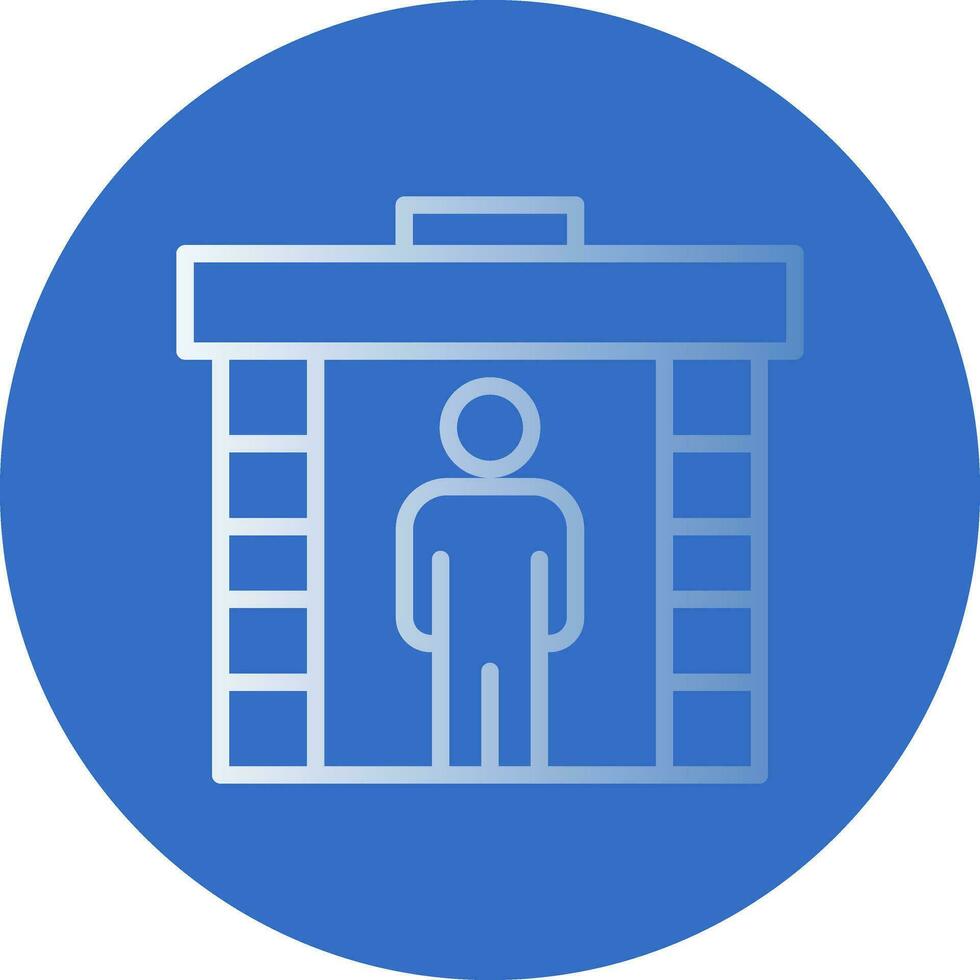 Metal detector Vector Icon Design