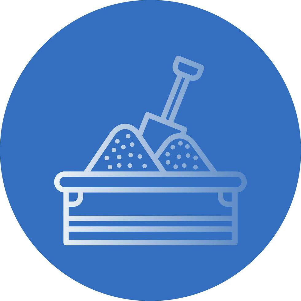 Sandbox Vector Icon Design