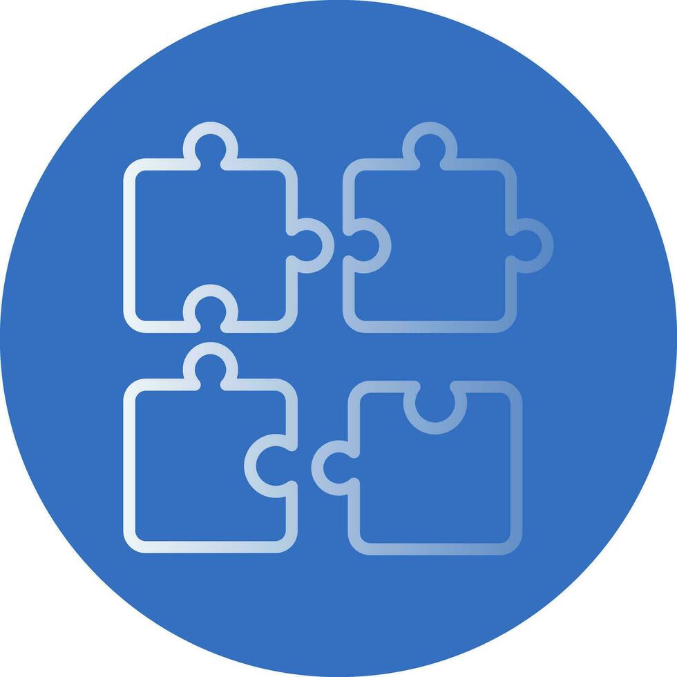Puzzle Vector Icon Design