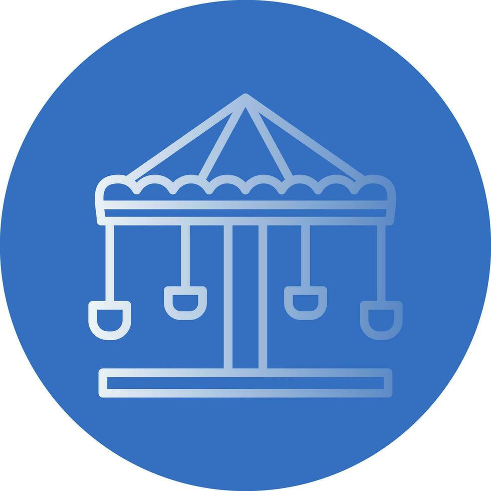 Merry go round Vector Icon Design