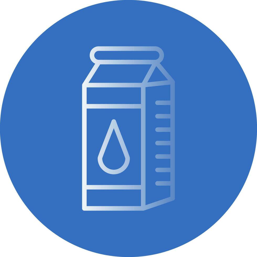 Milk box Vector Icon Design