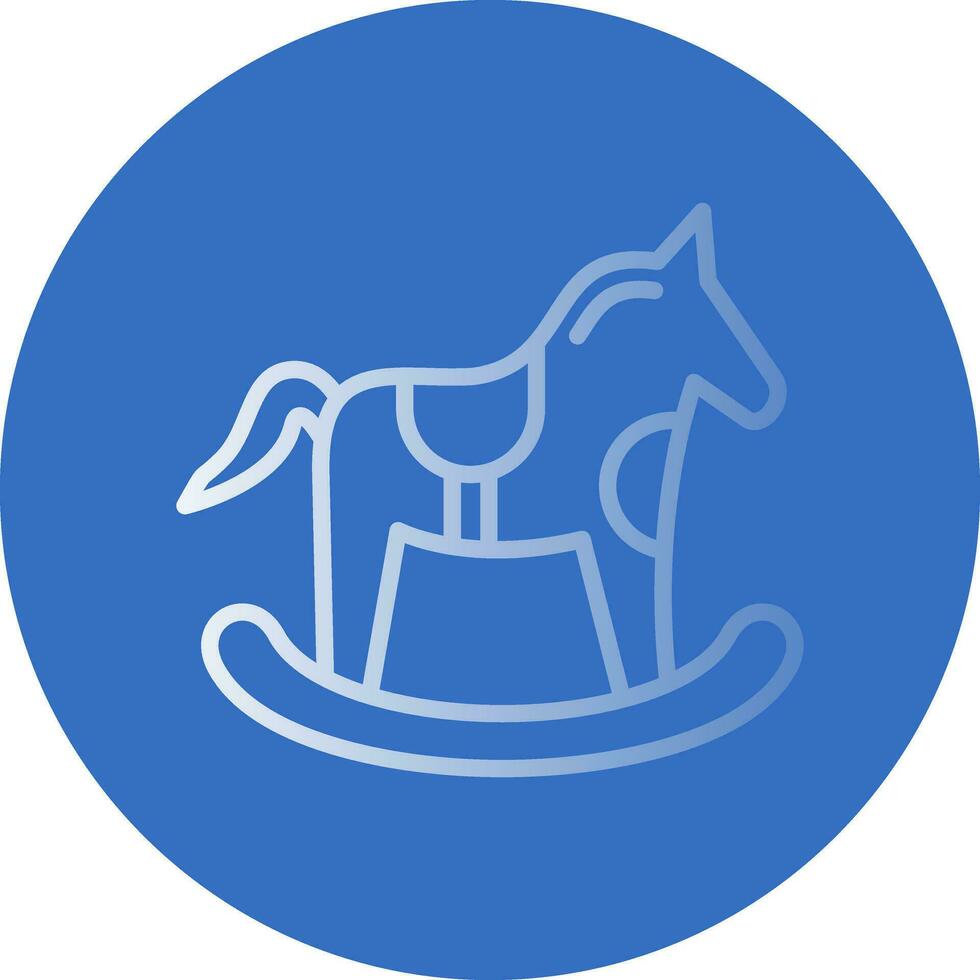 Horse toy Vector Icon Design