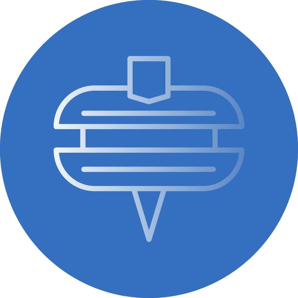 Spinning top Vector Icon Design
