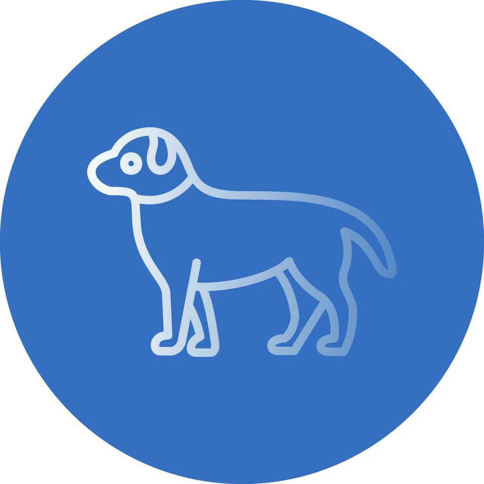 diseño de icono de vector de perro