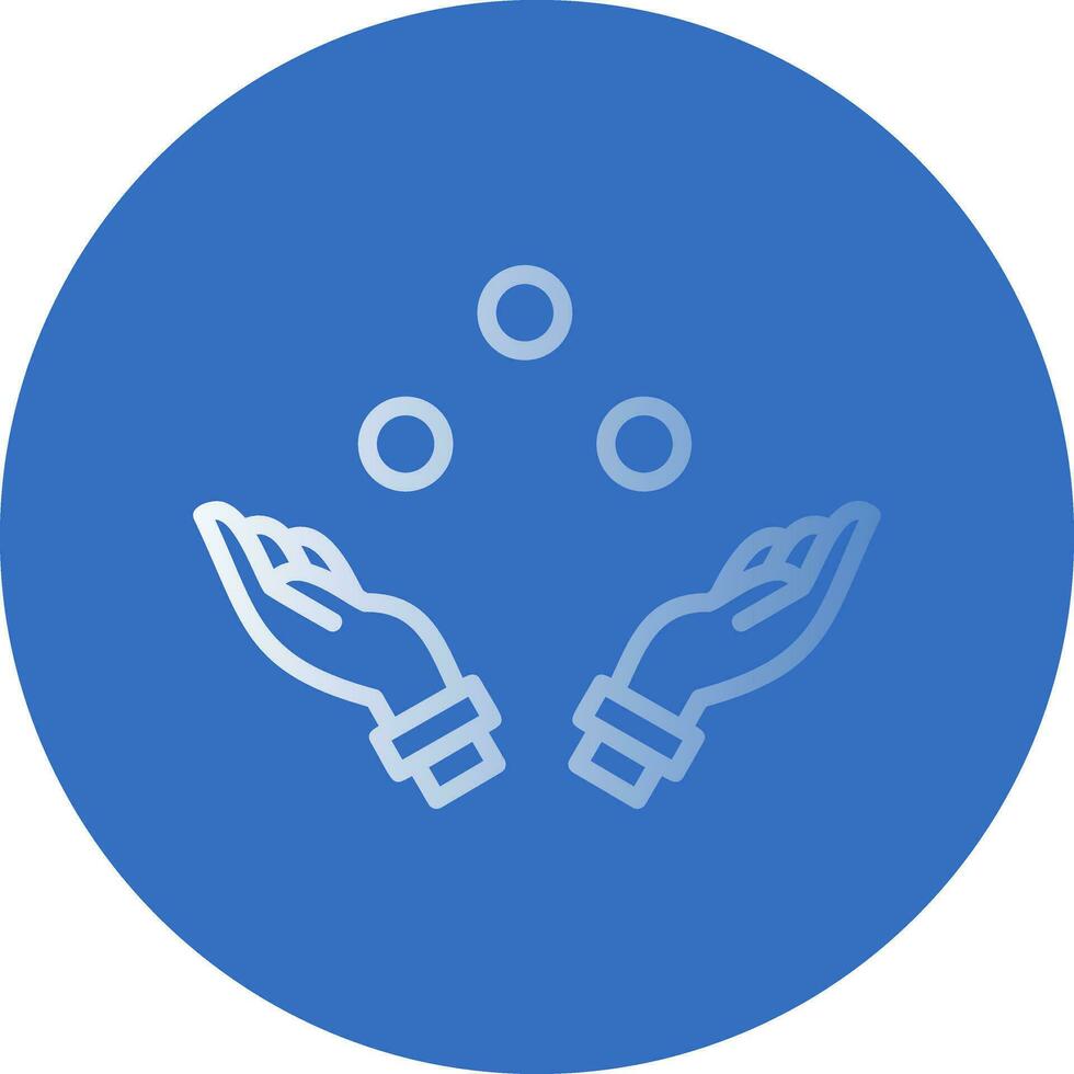 Juggling Vector Icon Design