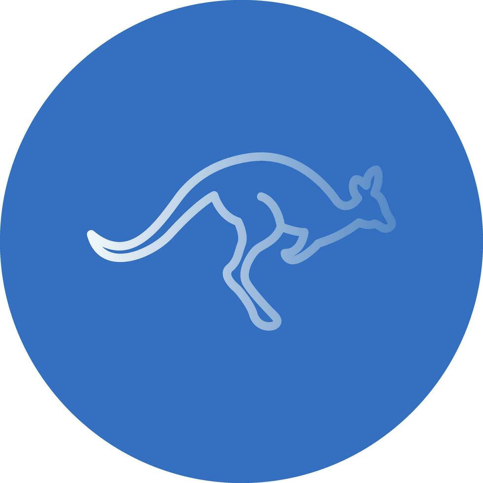 Kangaroo Vector Icon Design