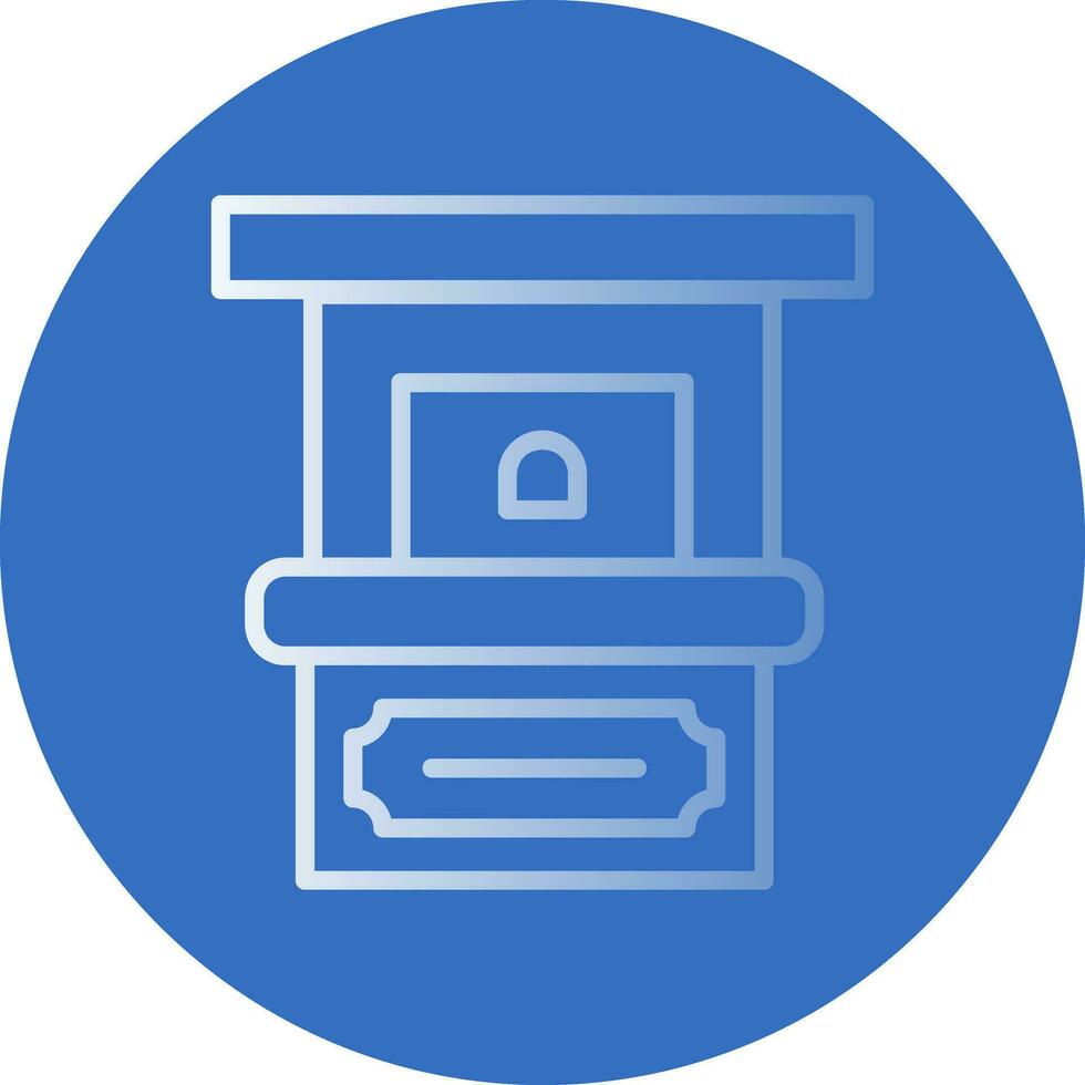 Ticket office Vector Icon Design