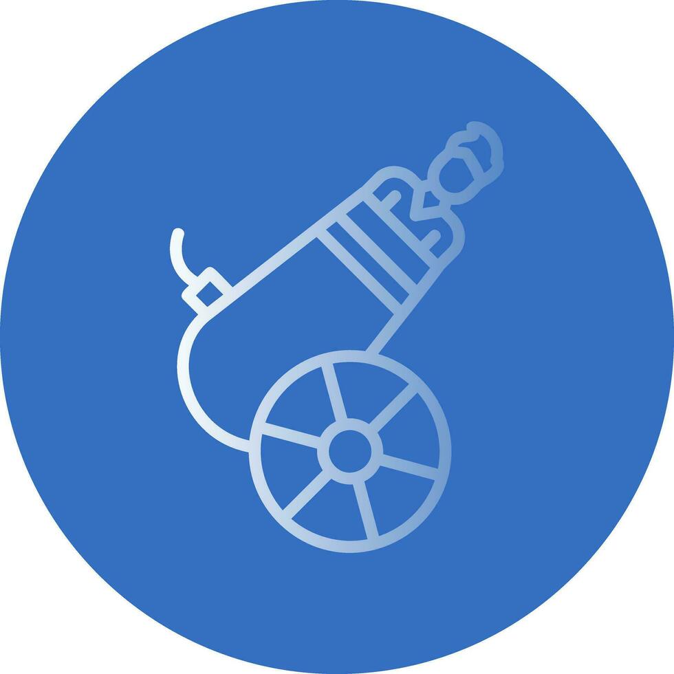 Human cannonball Vector Icon Design