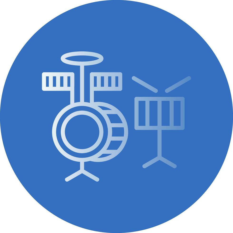 Drums Vector Icon Design