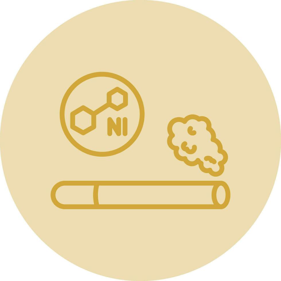 Nicotine Vector Icon Design