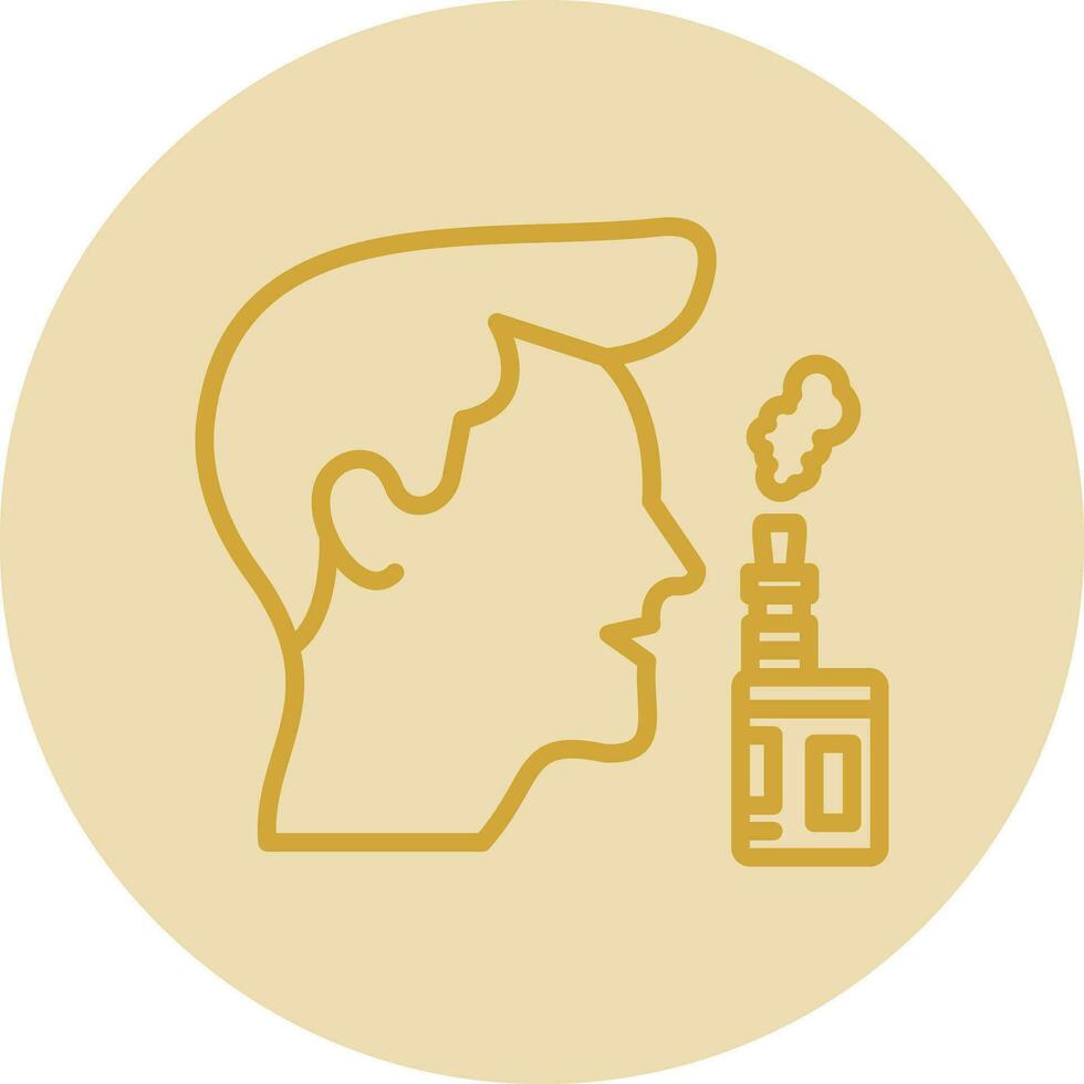 Vaper Vector Icon Design