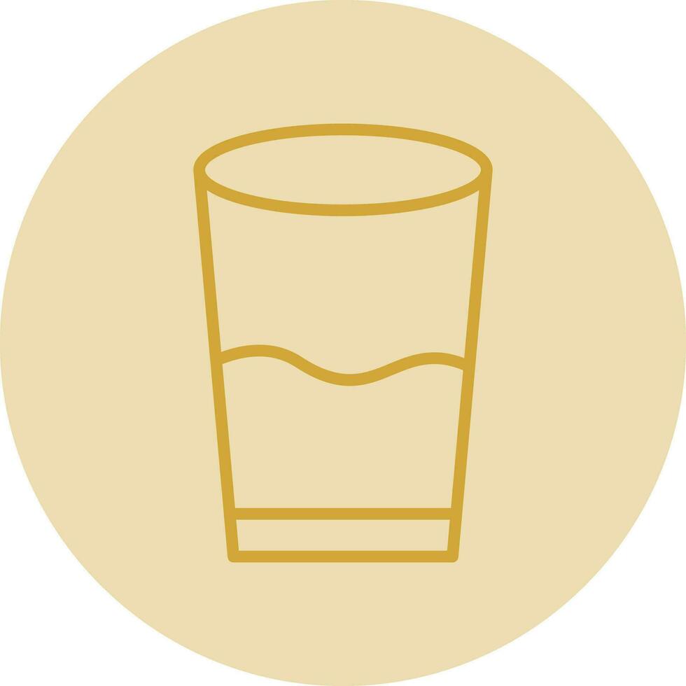 Glass of water Vector Icon Design