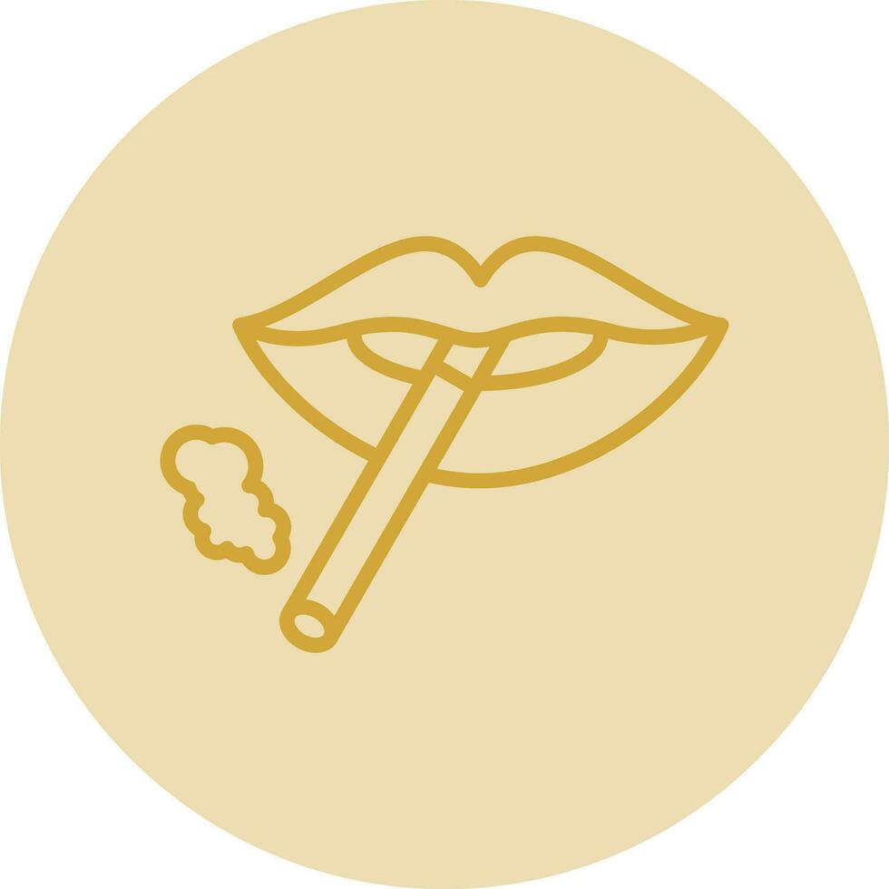 Lips Vector Icon Design