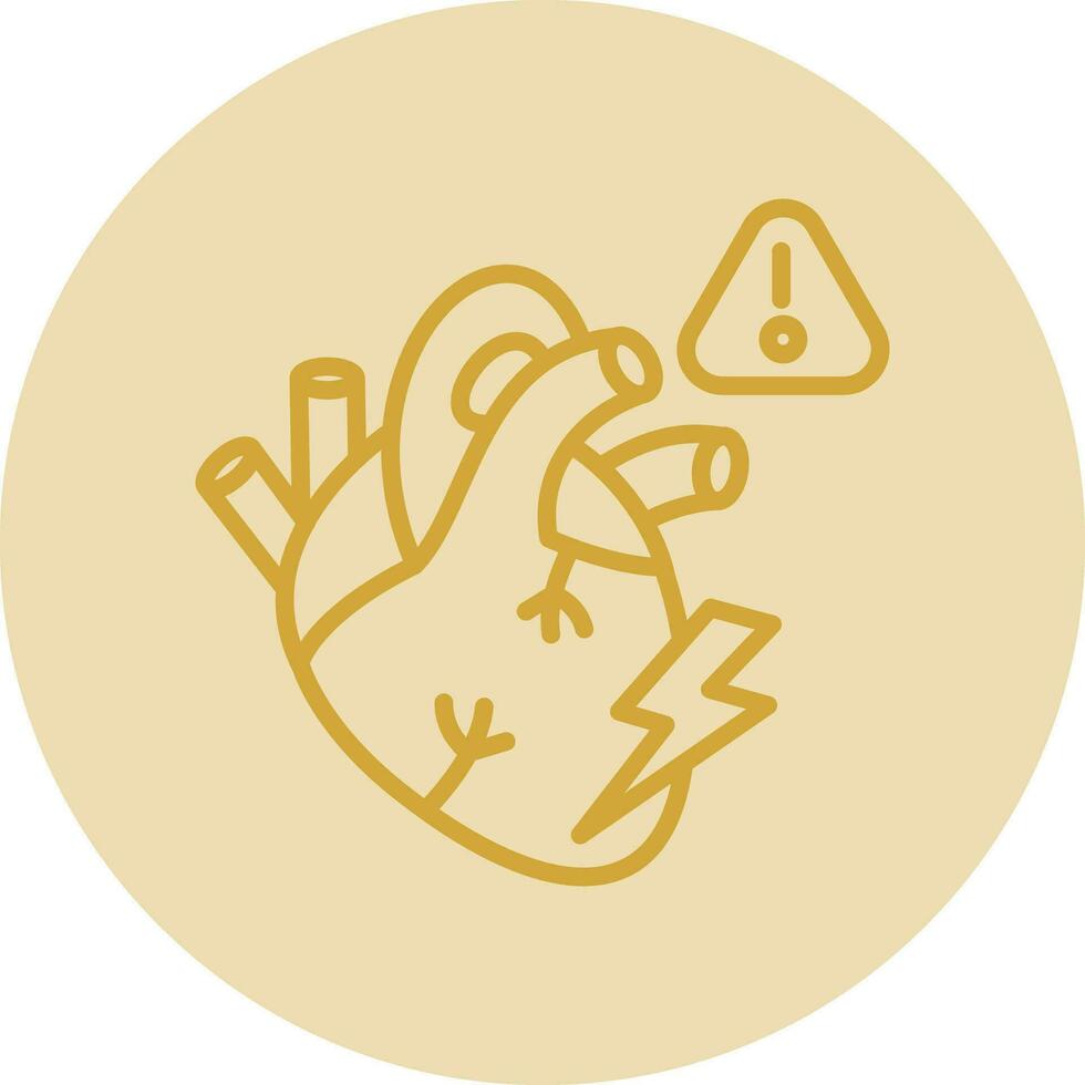 Heart attack Vector Icon Design
